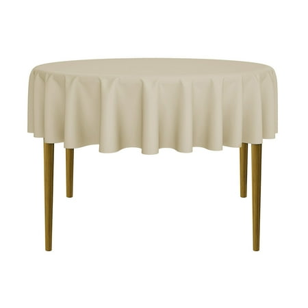

Round Wedding Banquet Polyester Fabric Tablecloth