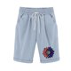 thumbnail image 1 of Pantalones Cortos Casuales para Mujer Día de la Independencia Impreso Elástico de la Cintura, Pantalones Cortos de Verano para Mujeres, 1 of 4