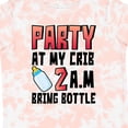 thumbnail image 4 of Inktastic Party at My Crib 2 A.m. Bring Bottle Baby Humor Boys or Girls Toddler T-Shirt, 4 of 5
