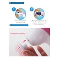 KQJQS Electric Facial Cleansing Brush 5 In 1 Face Skin Spin Brush for