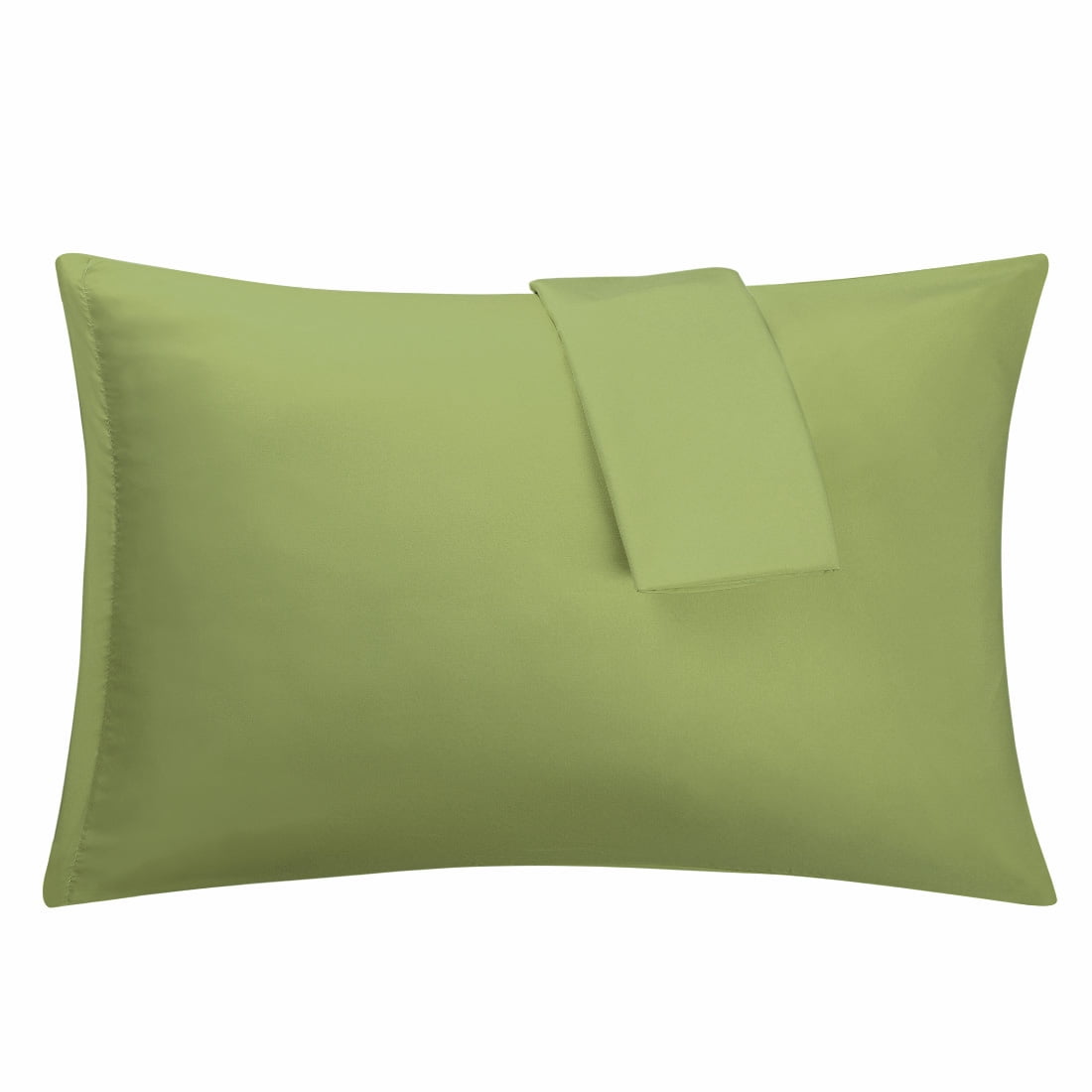 Unique Bargains 2-Pack 1800D Microfiber Solid Pillowcases Sage King