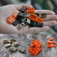 thumbnail image 1 of xinxixnxx 10 Pcs Extraction à Fermeture Éclair en Plastique pour Cordon de 3-4mm Orange, 1 of 8