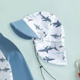 thumbnail image 5 of NIEWTR Toddler Infant Swimsuit One Piece Zipper Soft Baby Bathing Suit with a Hat(Grey,4-5 Years), 5 of 6