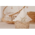 thumbnail image 4 of Simply Daisy Gold Colored Peace on Earth Christmas Soft Spun Polyester Indoor/Outdoor Throw Pillow, 18" x 18", 4 of 4