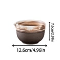 thumbnail image 3 of TIELUTT Exquisite Coarse Pottery Matcha Bowl with Mouth Retro Japanese Ceramic Tea Bowl Home Food Organization Kitchen Pantry Organizer Fresh Paper Small Clear Storage Microwavable Containers with Li, 3 of 5