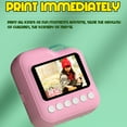 thumbnail image 6 of Kids Instant Print Camera 2.4 Inch IPS Screen 24 Megapixels Wireless App Printing Ink Less Thermal Printing Rechargeable Compact Design Pink, 6 of 6