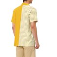 thumbnail image 3 of Unique Bargains Men's Shirts Short Sleeve Summer Cotton Patchwork Button Down Shirts, 3 of 5