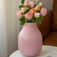 thumbnail image 4 of Arreglo de flores de vientre grande mate, decoración de cerámica de mesa, Vse de vientre grande en relieve, 4 of 6