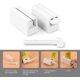 thumbnail image 4 of Dispensador de pasta de dientes Max Rolling Tube de 2 piezas con soporte para asiento y exprimidor de pasta de dientes giratorio para baño facial, 4 of 5