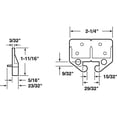 thumbnail image 5 of Prime-Line MP7084 Track Guide Drawer Repair Hardware, 15/32 in, Brown, 25 Piece, 5 of 5