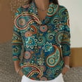 thumbnail image 2 of Dwralegc Elegant Holiday Sweaters for Women Casual Solid Color Jumper Knitted Clothes Cowl Neck Pullover Long Sleeve Lightweight Fall Winter Sweaters Turquoise M, 2 of 5