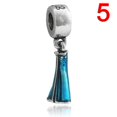 thumbnail image 1 of CNKOO 1PC Princesse Robe Perles Argent Plaqué Grand Trou Pendentif Diy Bijoux Femmes Accessoire, 1 of 6