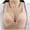 Beige, variant on True Bra Women Seamless Bra Feature V-Neck Training Bra Style W-1321 Gray 36