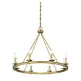 thumbnail image 4 of Middleton 8-Light Chandelier in Warm Brass, 4 of 5