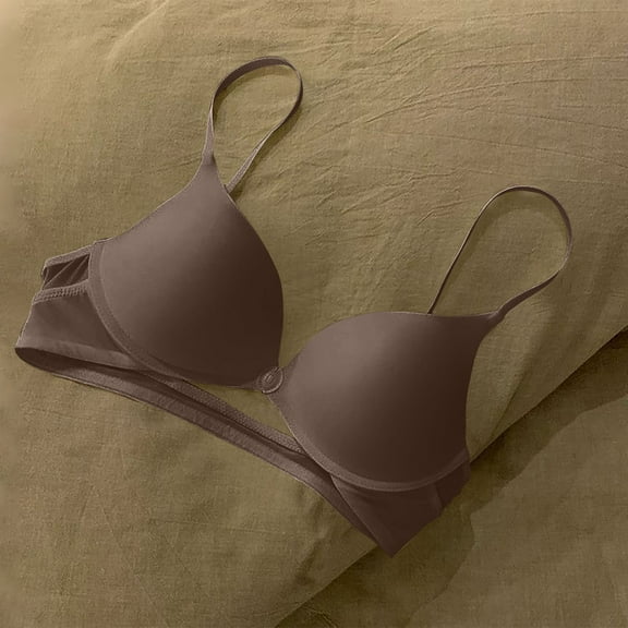 HongQid Wireless Bra | Classic Front-close Bra for Women, Ultra Comfy Bra without Gaps T-shirt Bra