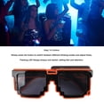 thumbnail image 4 of Light Up Glasses, Multifunctional Fashionable Luminous Glasses Easy   for Parties, 4 of 7