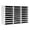 27 Slots White, variant on Mail Sorter Organizer, Black Mailbox for Classroom, 27 Compartments Literature Organizer, Desktop File Sorter, Paper Organizer for Home School Office (27 Slots Black)