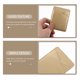 thumbnail image 3 of unbranded 2Ud Tarjetas Para Teléfono Con Adhesivo De PU Dorado Ideal Para Tarjetas Y, 3 of 7