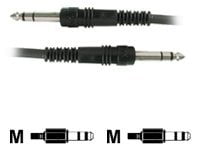 Neutrik Stereo Jack Cable 1/4 TRS Lead Balanced Patch Mixer Audio ALL LENGTHS 2m, Black