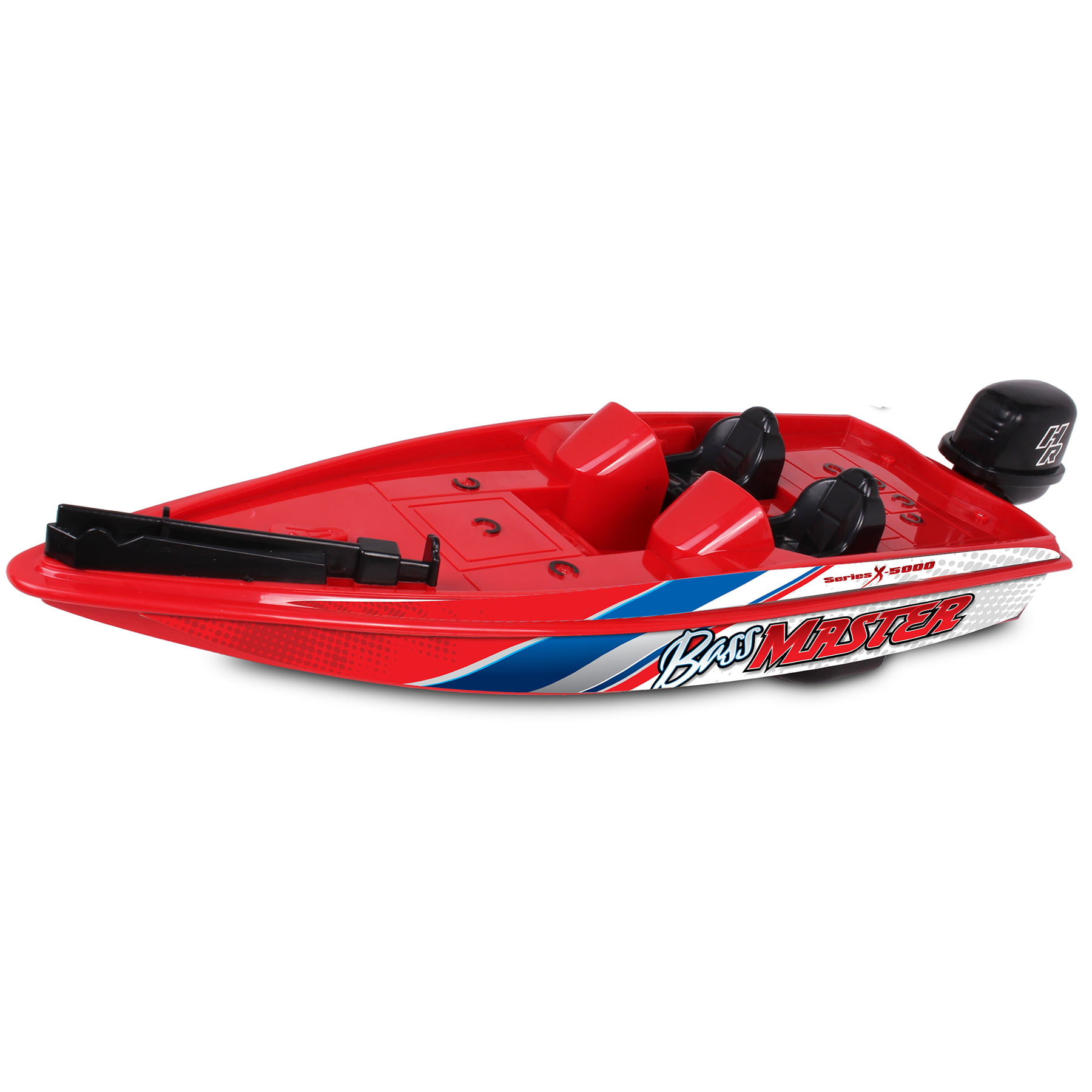 NKOK HydroRacers BassMaster RC Boat - Red 
