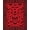 Red, Pattern 3, variant on ODIKA 4'x6' Machine Washable Non-Slip Area Rug, Gothic Spooky Bat High Traffic Rug, Black, 29672