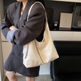 thumbnail image 3 of Bolso de mano de cuero suave de gran capacidad para mujer, bolso de hombro tipo bandolera, estilo coreano, 2025, 3 of 5