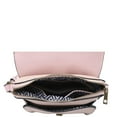thumbnail image 7 of Ampere Creations Lilly Women Medium Vegan Leather Flap Crossbody Bag - Pink, 7 of 7