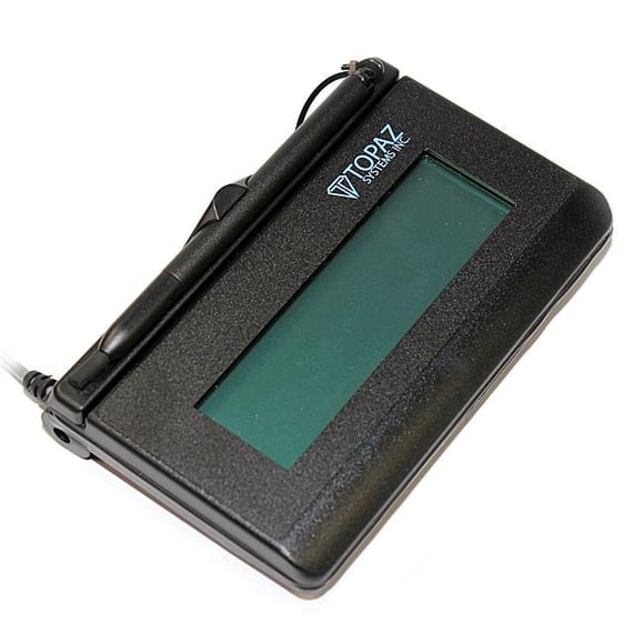 Topaz Systems 1 x 5 in. Signature Gem LCD Electronic Serial Signature Pad for T-L462-B-R
