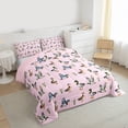 thumbnail image 3 of Homewish Cute Mallard Duck Full Size Comforter Sets,Country Farmhouse Lodge Bedding Comforter Set,Pink Green Gray Bedding Sets For Kids,Microfiber Bedroom Decor Reversible,3pcs, 3 of 8