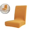 thumbnail image 1 of Chair Cover, Dining Room Chair Cover, Stretch Removable Washable Dining Chair Seat Cover for Home, Kitchen & Banquet(Gold), 1 of 5