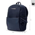 thumbnail image 3 of TOTTO Mochila Mediana para Mujer Porta Laptop 14 Repelente a Líquidos | Escuela - Oficina - Viaje |  azul M, 3 of 7