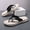 Khaki Black, variant on Men's Thick Sole Flip Flops Summer Outdoor Non-Slip Soft Sole Sandals Casual Sport Beach Shoes