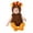 Brown, variant on Ruyang My First Thanksgiving Baby Boy Girl Outfit Turkey Hooded Zip Up Sleeveless Tank Romper Bodysuit with Socks