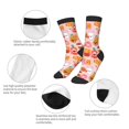 thumbnail image 3 of Fuzoiu Funny Food Print Kids Socks For Boys Girls,Grip Crew Socks with Non Slip,Lightweight Stretch Crew Socks,Toddlers Crew Boot Socks, 3 of 5