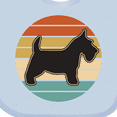 thumbnail image 4 of Inktastic Scottie Dog Vintage Scottish Terrier Boys or Girls Baby Bib, 4 of 4