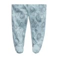 thumbnail image 6 of Bellafa 0-12M Baby Boys Long Sleeve One-Piece Footies Newborn Button Down Cotton Romper Onesies Fall Spring Infant Bodysuit, 6 of 7