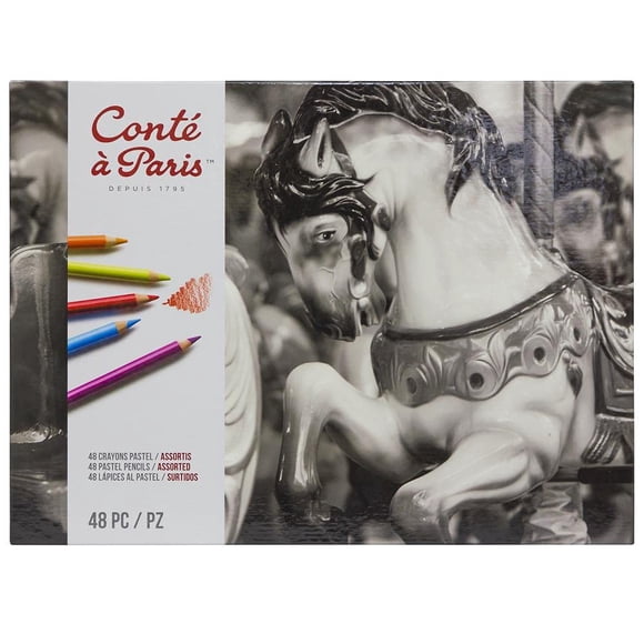 Conté à Paris 48 Count Assorted Pastel Pencils