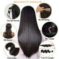 thumbnail image 5 of 9A Brazilian Virgin Hair Body Wave 24 Inches 100% Unprocessed Virgin Brazilian Body Wavy Human Hair Weave 1B, 5 of 5