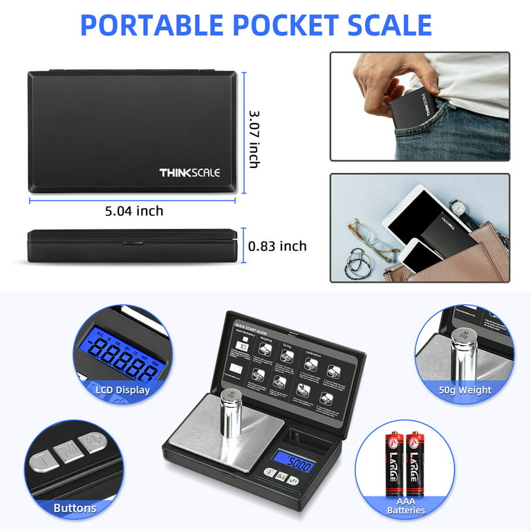 Digital Scales, Digital Gram Scale For With Limit, Small Pocket