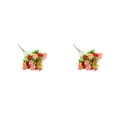 thumbnail image 2 of Yuarrent Flores artificiales ramo falso hogar jardín boda crisantemo al aire libre decorativo negocios boda rosa Rosa 2Conjunto, 2 of 6