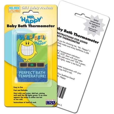 Mr Happy Bath Thermometer 4pk