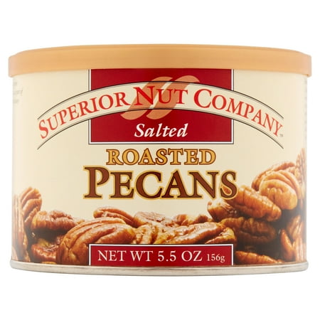 Superior Nuts Roasted Pecans, Salted, 5.5 Oz (Best Nuts And Seeds To Eat)