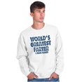 thumbnail image 5 of Worlds Greatest Farter I Mean Father Men's Crewneck Sweatshirt Brisco Brands S, 5 of 6