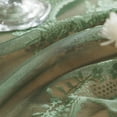 thumbnail image 5 of DefiDgd 59inch Vintage Crochet Round Tablecloths Lace Edge Table Cover,for Wedding Home Party Multiple Scene Decoration(Green), 5 of 6
