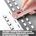 thumbnail image 7 of Handheld Paper Clip Stapler with Reusable Clips for Binding Documents Without Punching, 7 of 7