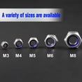 thumbnail image 7 of LEONTOOL 100 Pcs M5 x 0.8mm Nylon Inserted Self Locking Nuts Hex Lock Nuts Assortment 304 Stainless Steel Self Clinching Nuts Finish Hex Lock Nut Plain Finish Inserted Hex with Storage Box, 7 of 7