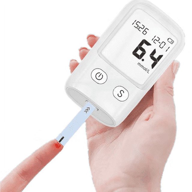 La versión en inglés del medidor de glucosa en sangre es un instrumento completamente automático y de alta precisión para medir el azúcar en sangre utilizando tiras reactivas domésticas. brillar Electrónica