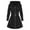 Black, variant on AOOCHASLIY Women Winter Coat Fashion Womens Warm Faux Jacket Zipper Solid Long Sleeve Outerwear