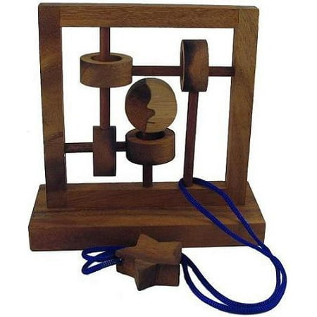 Get The Ring Off Wooden Puzzle Get The Ring Off Wooden Puzzle