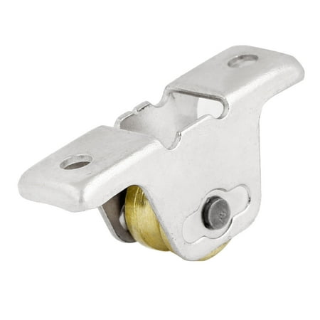 Uxcell Wardrobe Sliding Door Metallic Grooving Wheel Roller